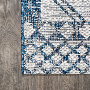 Marokko Diamond Tribal Medallion Indoor/outdoor Area Rug